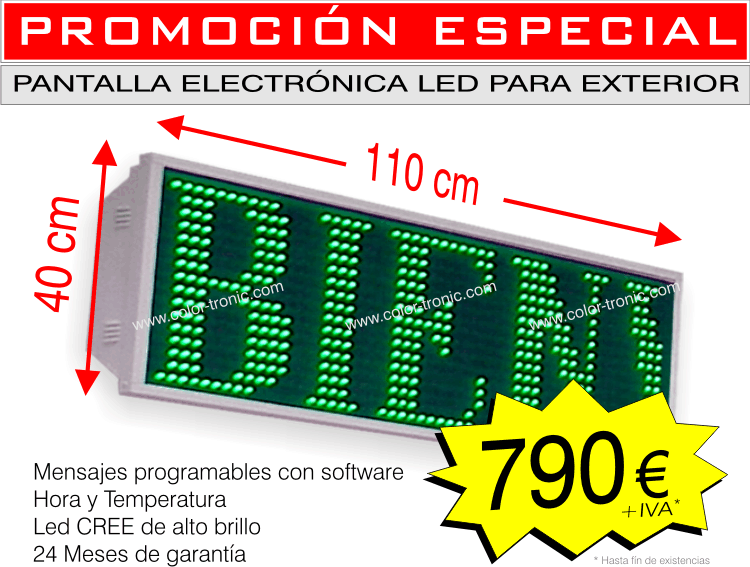 Promoci�n PANTALLA LED