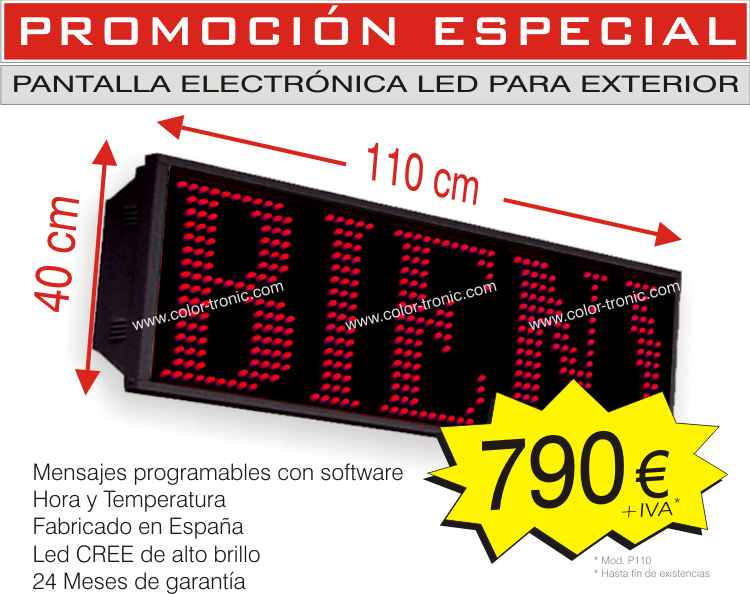 Promoción PANTALLA LED Promoción PANTALLA LED